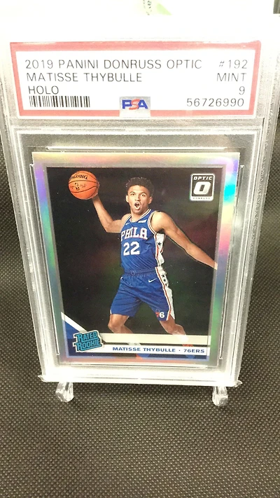 2019 Panini Donruss Optic 192 Matisse Thybulle Holo PSA 9