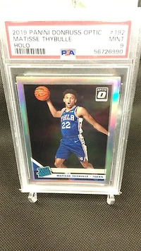 2019 Panini Donruss Optic 192 Matisse Thybulle Holo PSA 9