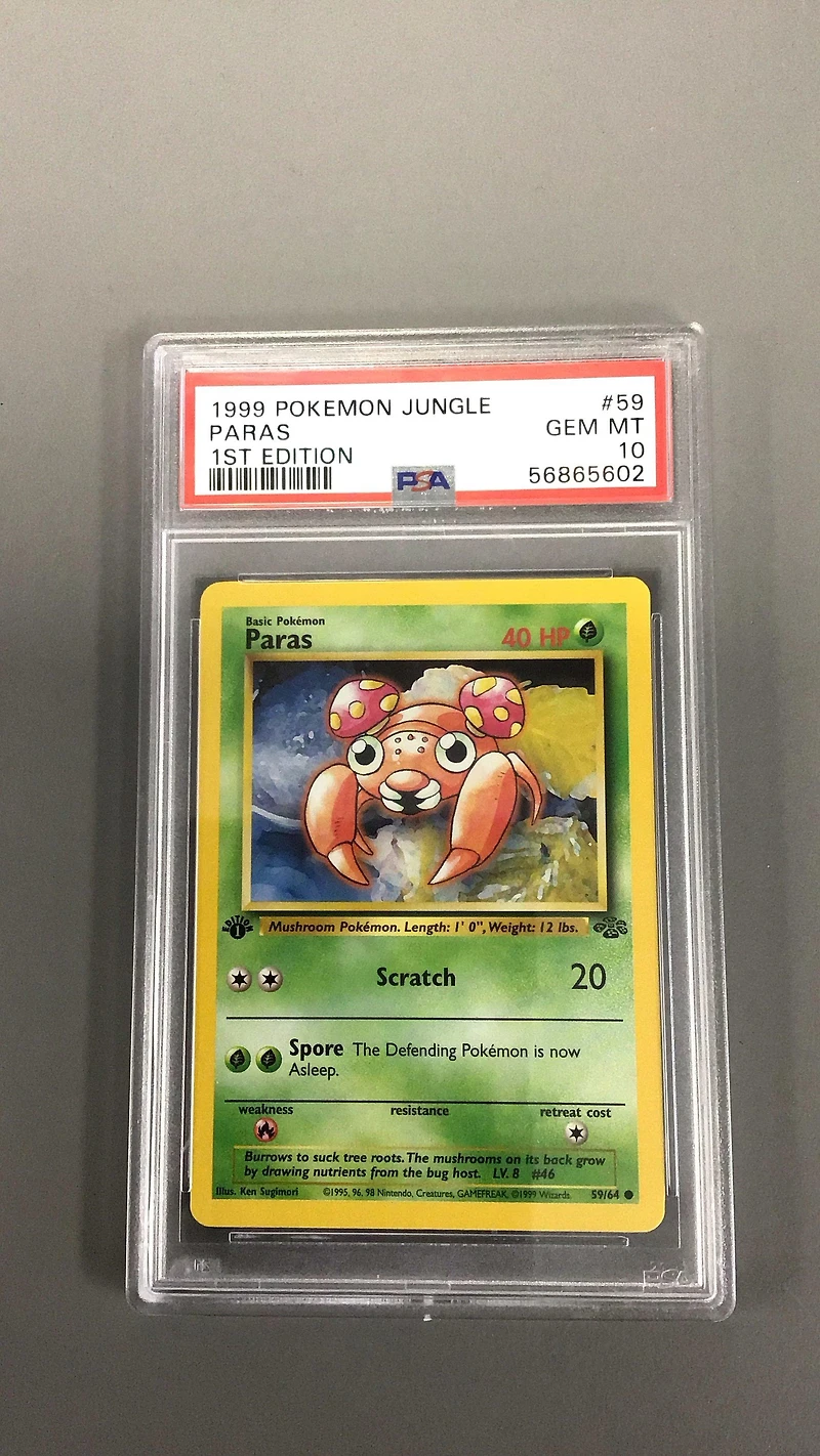 1999 Pokemon Jungle 59 Paras PSA