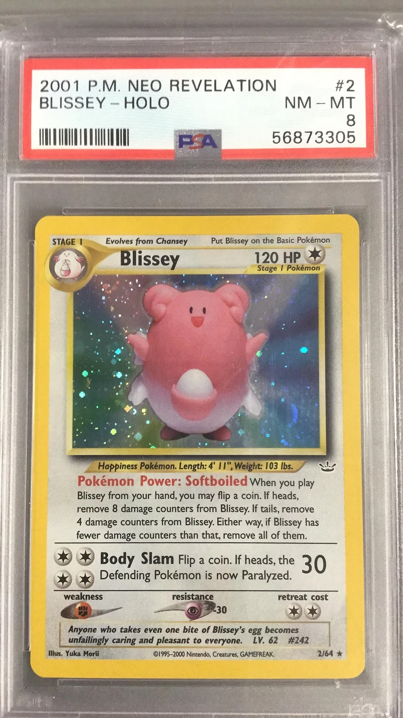 2001 Pokemon Neo Revelation 2 Blissey-holo PSA
