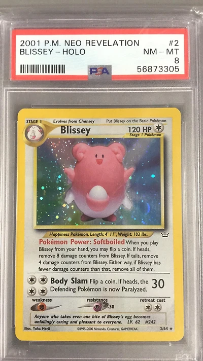 2001 Pokemon Neo Revelation 2 Blissey-holo PSA