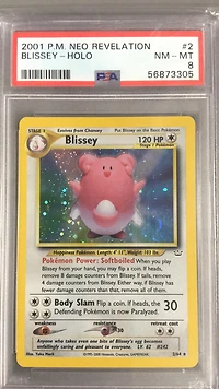 2001 Pokemon Neo Revelation 2 Blissey-holo PSA