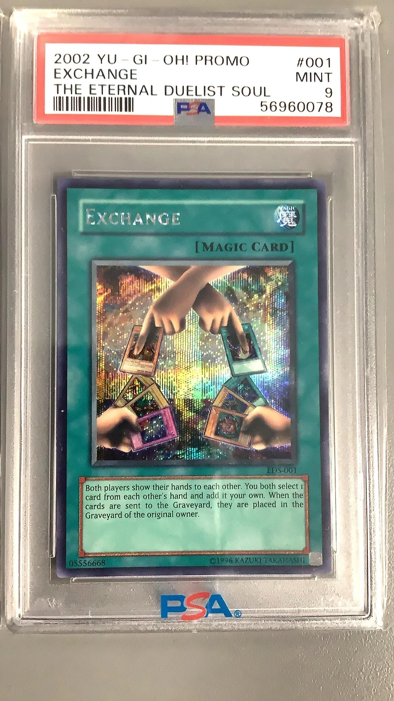 2002 Yu-gi-oh! The Eternal Duelist Soul Promo 001 Exchange PSA 9