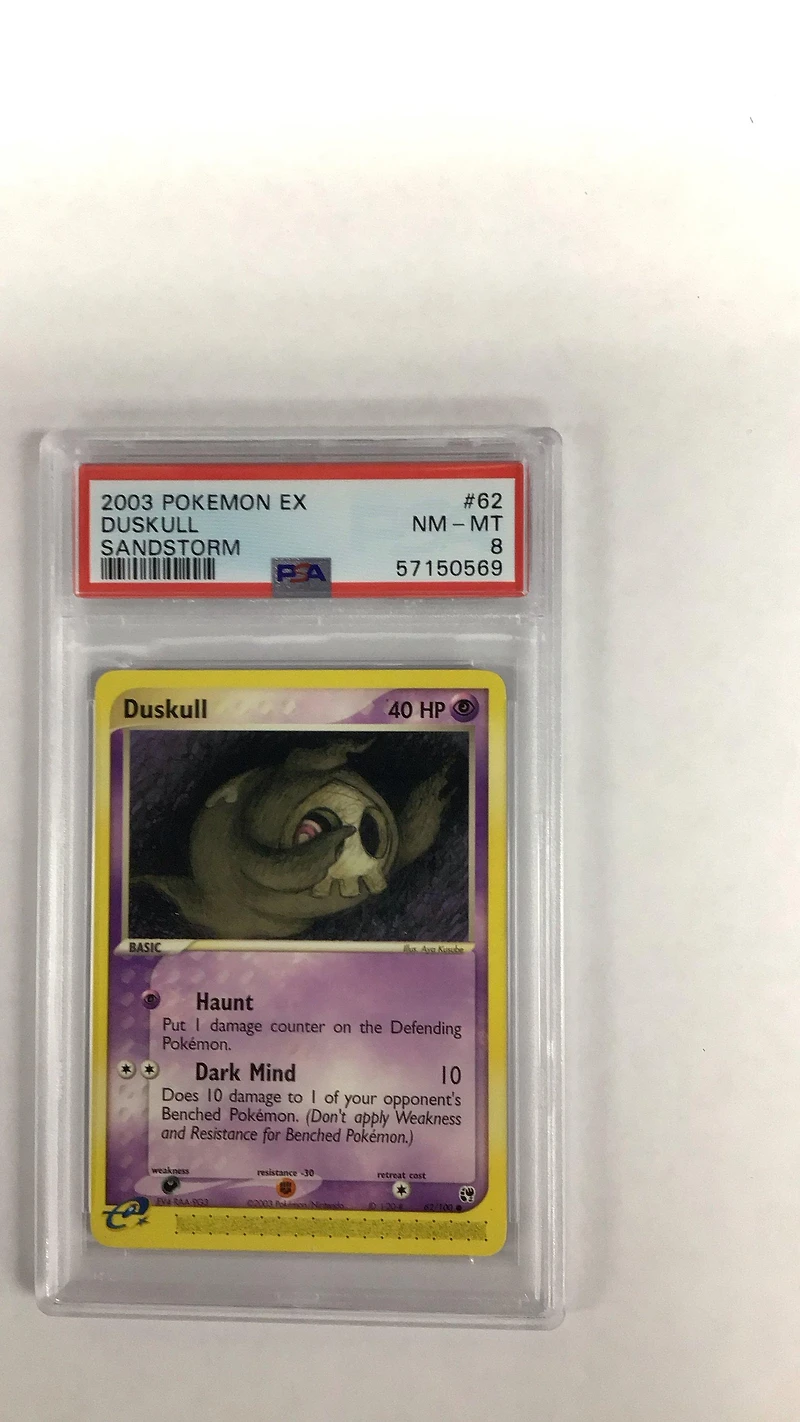 2003 Pokemon Ex Sandstorm Duskull PSA