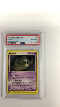 2003 Pokemon Ex Sandstorm Duskull PSA