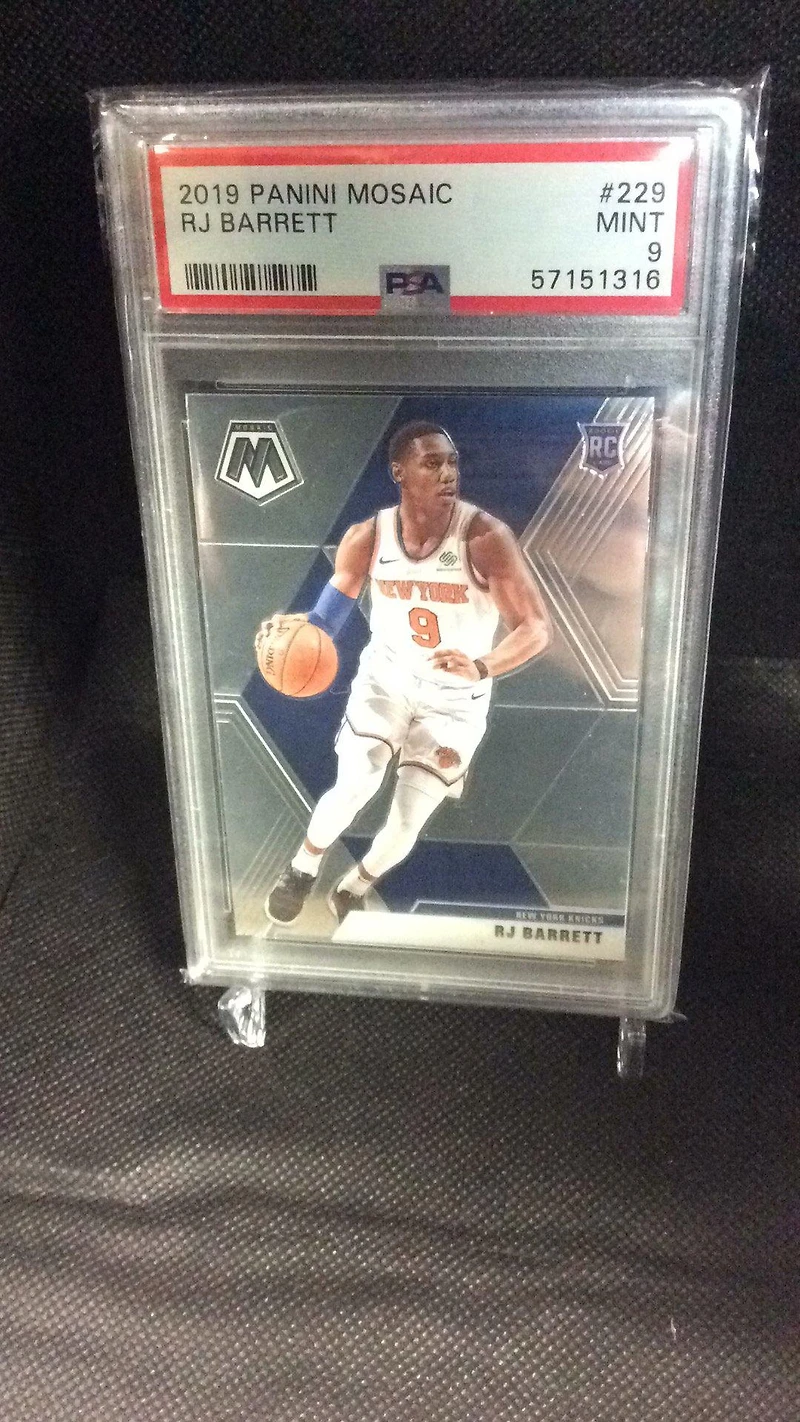 2019 Panini Mosaic 229 Rj Barrett PSA 9