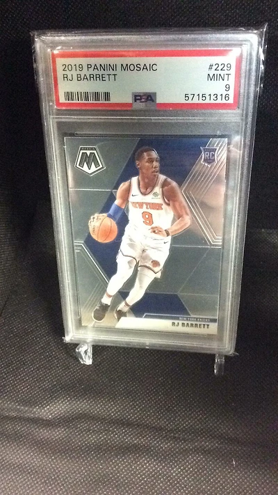 2019 Panini Mosaic 229 Rj Barrett PSA 9