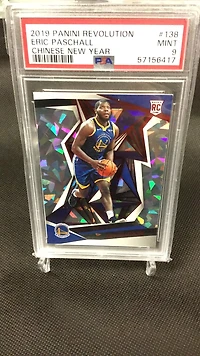 2019 Panini Revolution 138 Eric Paschall Chinese New Year PSA 9
