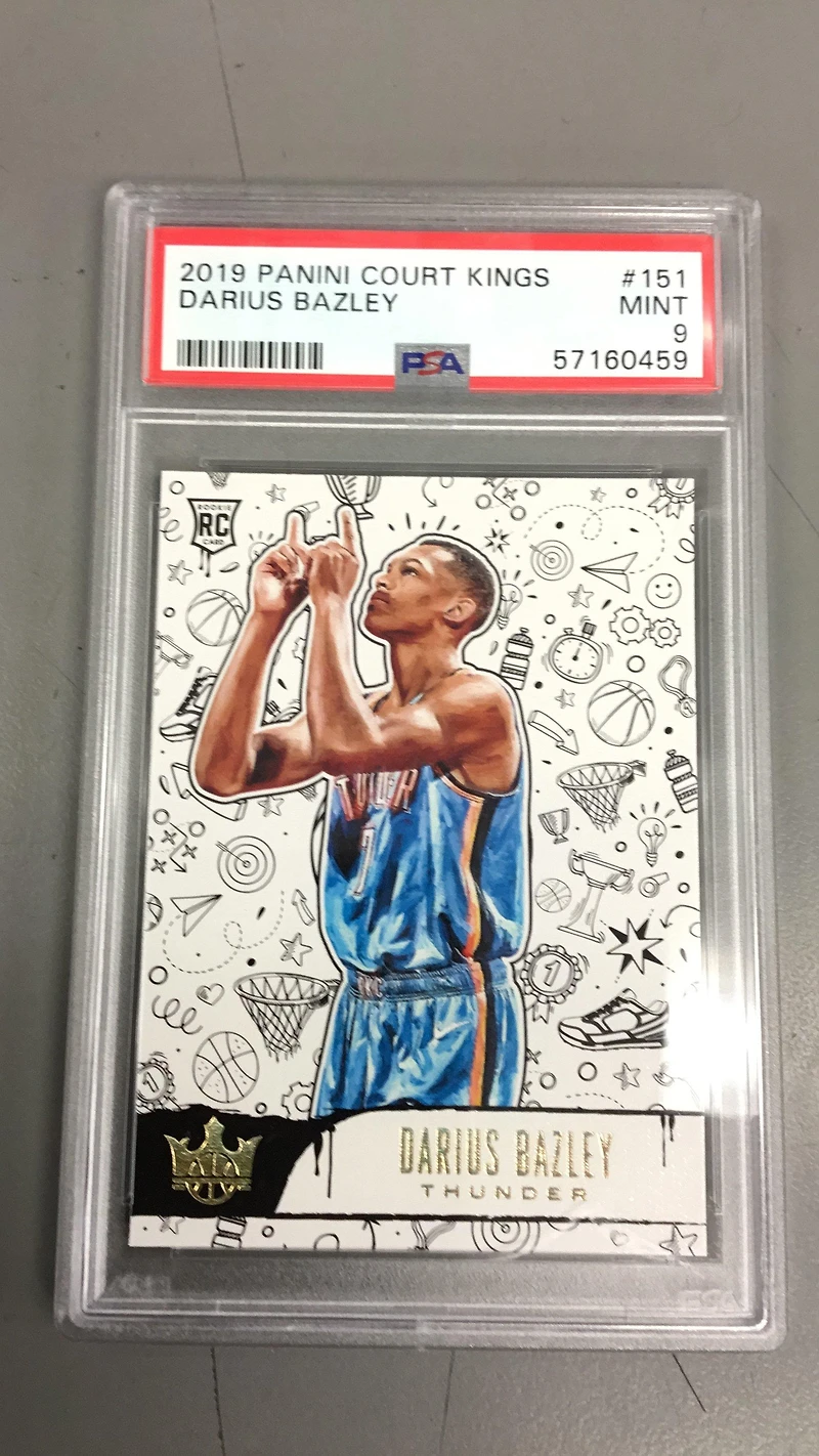2019 Panini Court Kings 151 Darius Bazley PSA 9