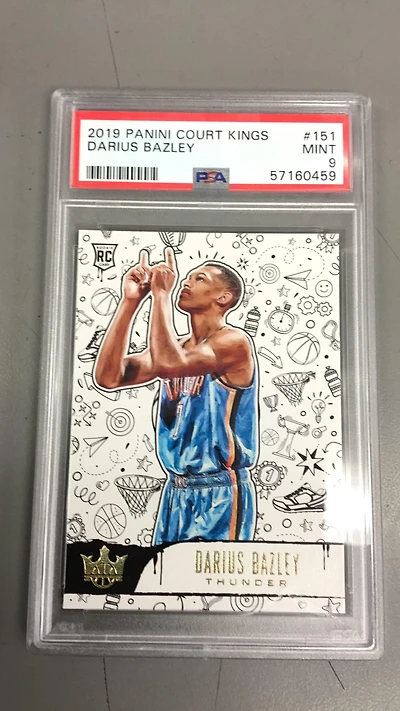 2019 Panini Court Kings 151 Darius Bazley PSA 9