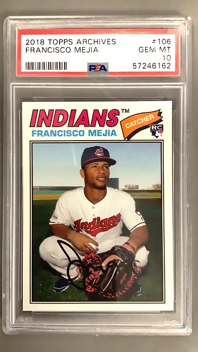 2018 Topps Archives 106 Francisco Mejia PSA 10