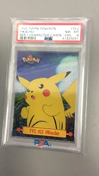 1999 Topps Pokemon Series 1 Character Cards Tv2 Pikachu PSA