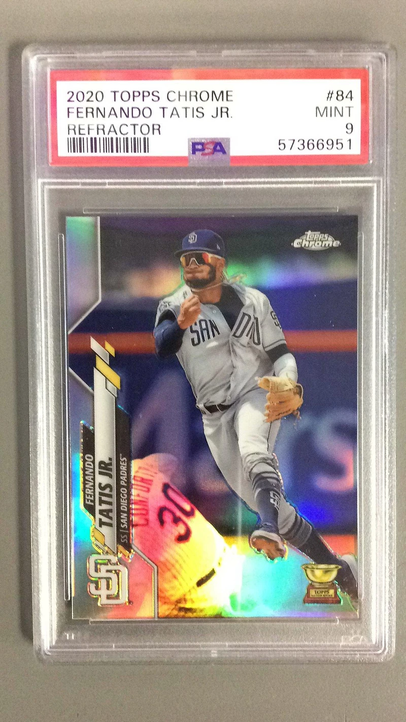 2020 Topps Chrome 84 Fernando Tatis Jr. Refractor PSA 9