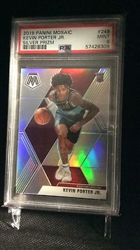 2019 Panini Mosaic 248 Kevin Porter Jr. Silver Prizm PSA 9