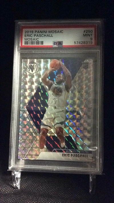 2019 Panini Mosaic 250 Eric Paschall Mosaic PSA 9