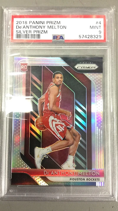 2018 Panini Prizm 4 De'anthony Melton Silver Prizm PSA 9
