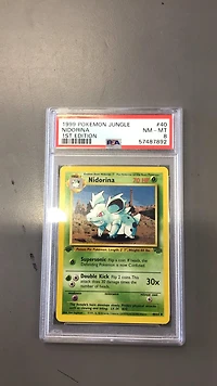 1999 Pokemon Jungle 40 Nidorina 1st Edition PSA 8