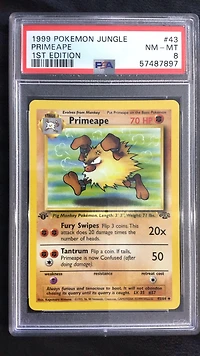 1999 Pokemon Jungle 43 Primeape PSA