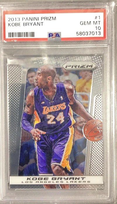 2013 Panini Prizm 1 Kobe Bryant PSA 10