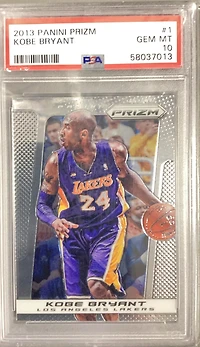 2013 Panini Prizm 1 Kobe Bryant PSA 10