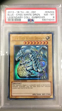 2013-2018 Yu-gi-oh! Legendary Collection Gameboard Edition En004 Blue PSA 8