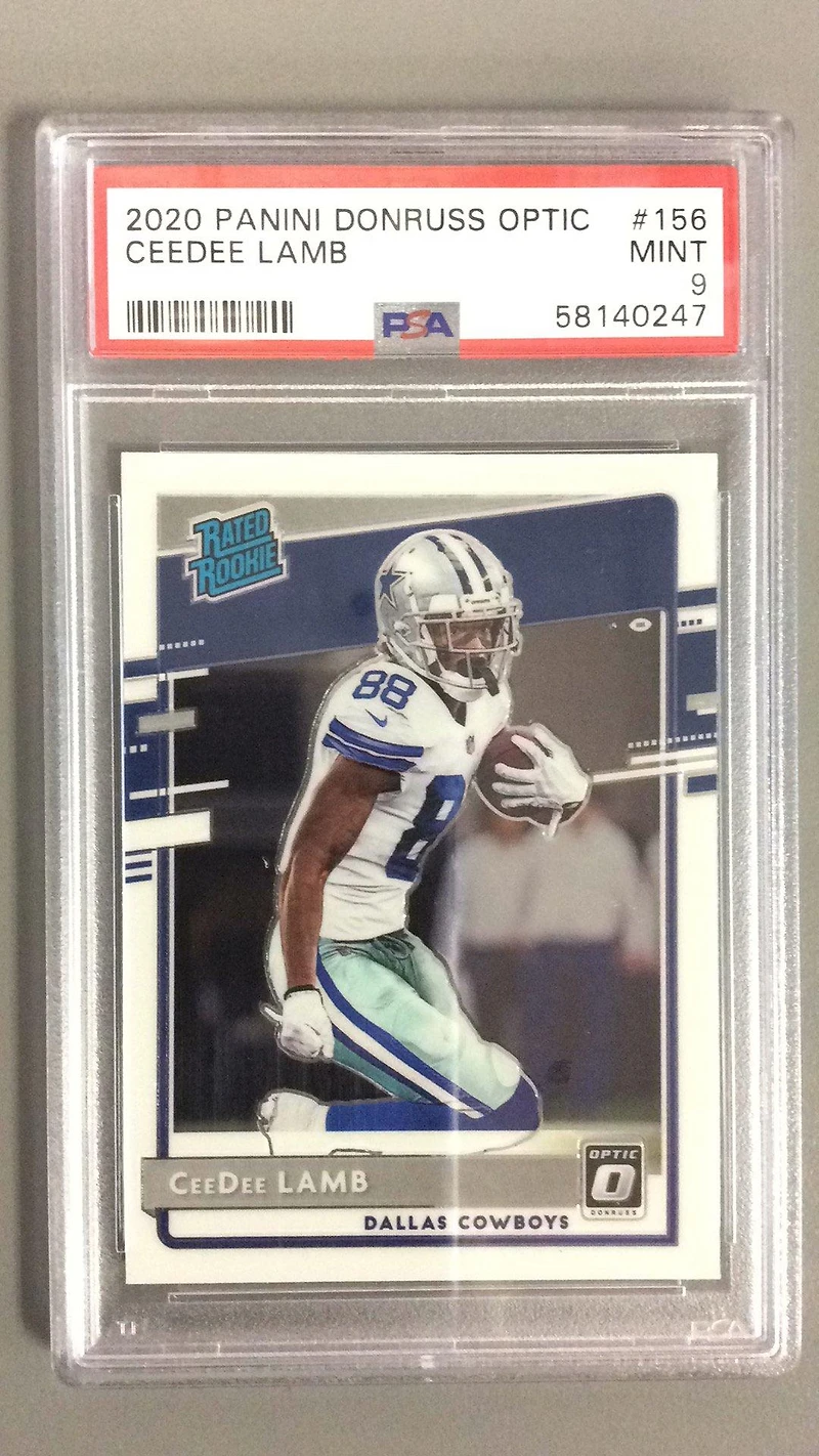 2020 Panini Donruss Optic 156 Ceedee Lamb PSA