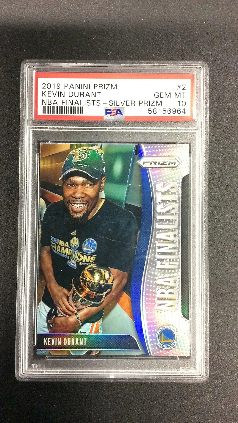 2019 Panini Prizm Nba Finalists 2 Kevin Durant PSA 10