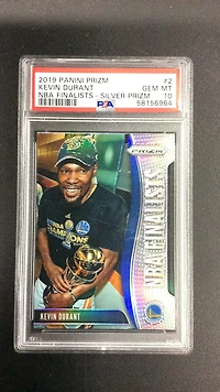 2019 Panini Prizm Nba Finalists 2 Kevin Durant PSA 10
