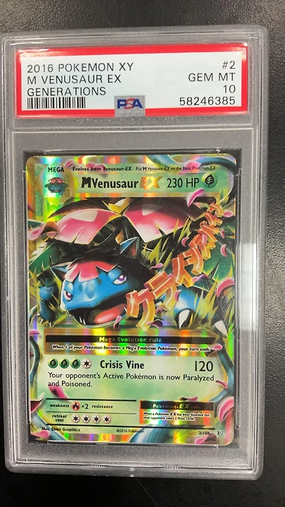 2016 Pokemon Xy Generations 2 M Venusaur Ex PSA