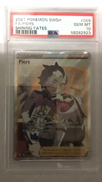 2021 Pokemon Sword & Shield Shining Fates 069 Full Art/piers PSA