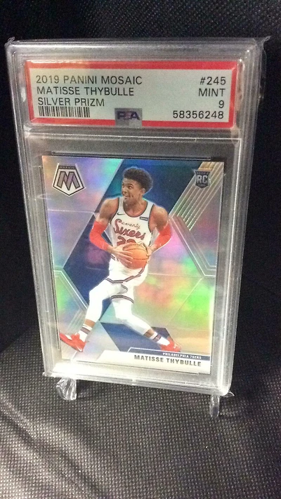 2019 Panini Mosaic 245 Matisse Thybulle Silver Prizm PSA 9