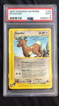 2003 Pokemon Skyridge 102 Stantler PSA 9