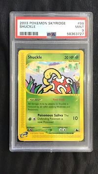 2003 Pokemon Skyridge 96 Shuckle PSA 9