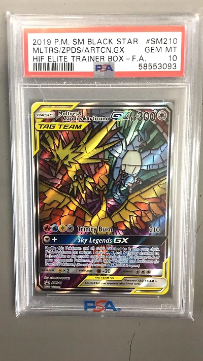 2019 Pokemon Sm Black Star Promo Sm210 Mltrs/zpds/artcn.gx PSA