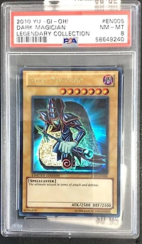 2010 Yu-gi-oh! Legendary Collection En005 Dark Magician PSA 8
