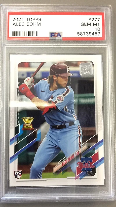 2021 Topps 277 Alec Bohm PSA 10