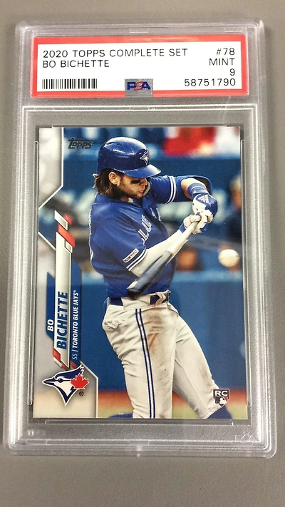 2020 Topps Complete Set 78 Bo Bichette PSA