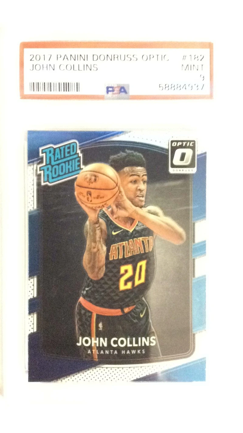 2017 Panini Donruss Optic 182 John Collins PSA 9