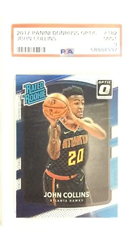 2017 Panini Donruss Optic 182 John Collins PSA 9