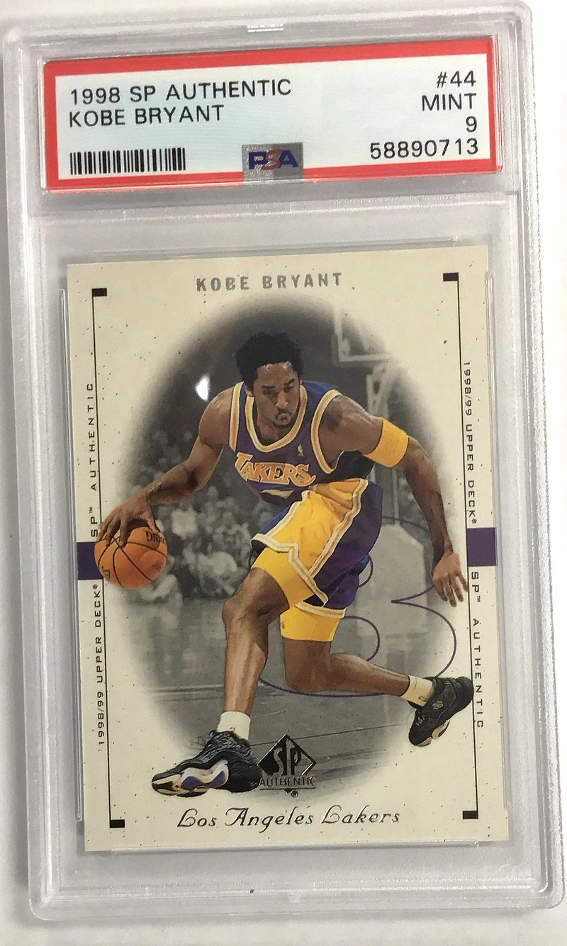 1998 Sp Authentic 44 Kobe Bryant PSA 9