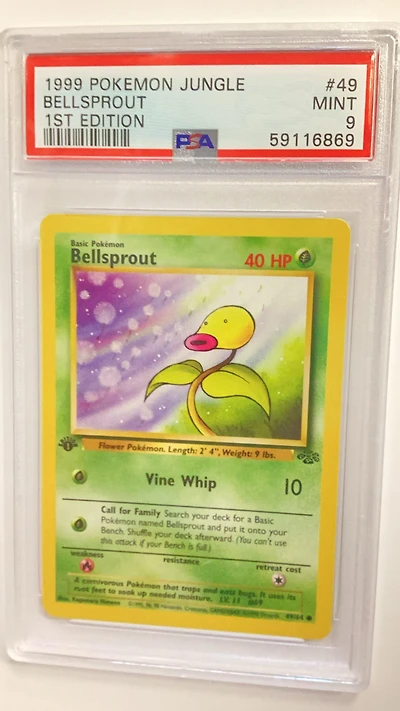 1999 Pokemon Jungle 49 Bellsprout PSA