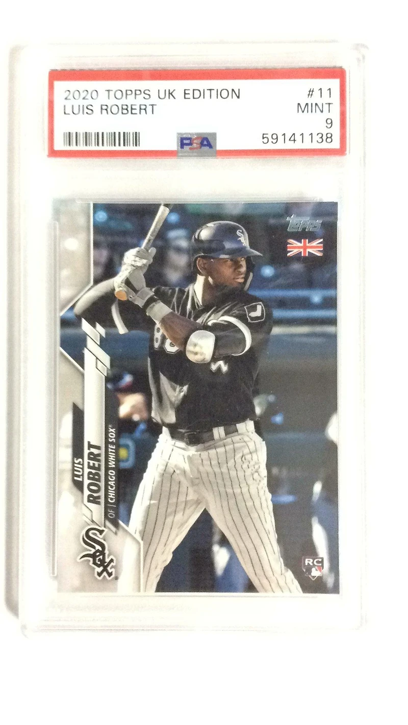 2020 Topps Uk Edition 11 Luis Robert PSA 9