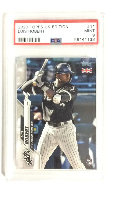 2020 Topps Uk Edition 11 Luis Robert PSA 9
