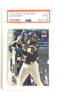 2020 Topps Uk Edition 11 Luis Robert PSA 9