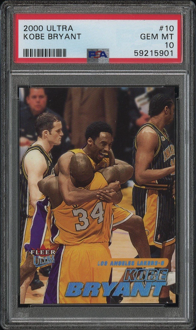 2000 Ultra 10 Kobe Bryant PSA 10