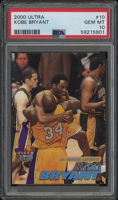 2000 Ultra 10 Kobe Bryant PSA 10