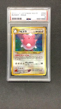 2000 Pokemon Japanese Neo 3 242 Blissey-holo PSA