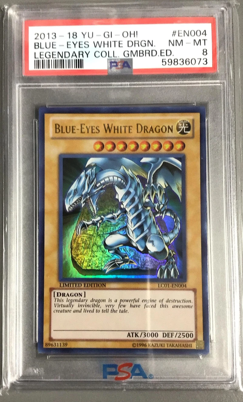 2013-2018 Yu-gi-oh! Legendary Collection Gameboard Edition En004 Blue-eyes White Dragon PSA