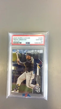 2020 Topps Chrome Update U34 Trent Grisham PSA