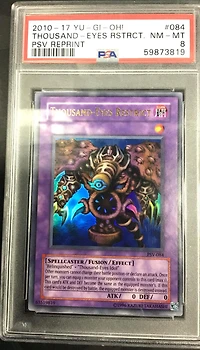2010-2017 Yu-gi-oh! Pharaoh's Servant Reprint 084 Thousand-eyes Restrict PSA 8